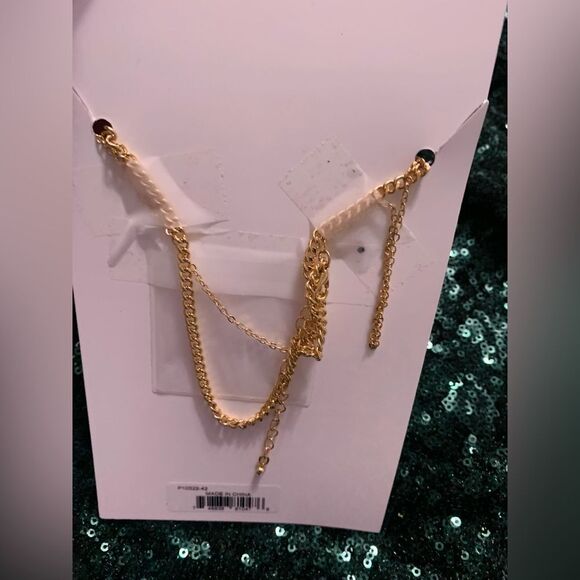 NEW JUICY COUTURE DOUBLE CHAIN NECKLACE - Picture 4 of 4